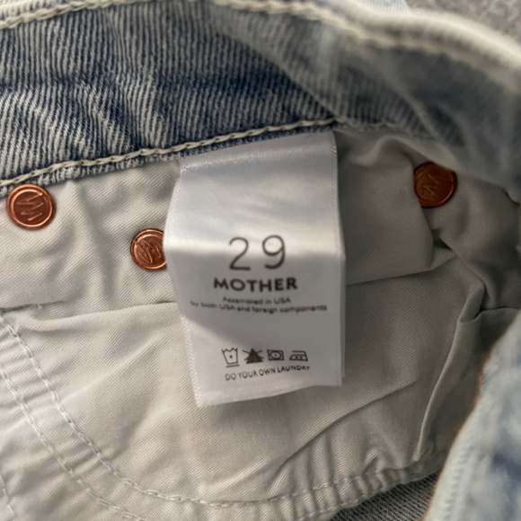 MOTHER Snap Down Mini Flare High Spirits Size 29 - Picture 4 of 4